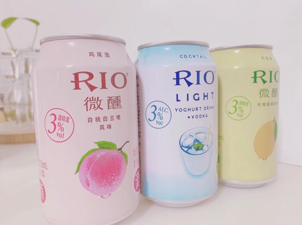 【日常饮品】RIO 微醺酒 桃子味 柠檬味 乳酸菌味