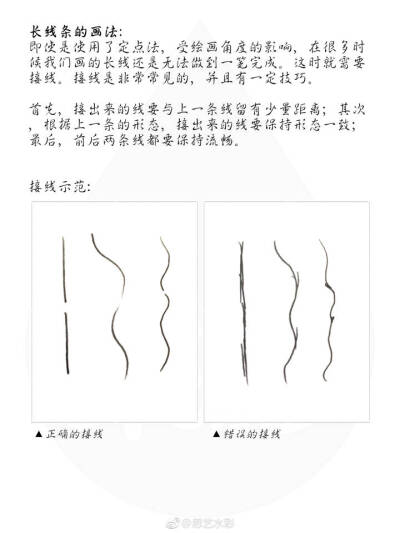 绘画入门纯干货！初学者线稿专题品：如何画线，马了慢慢看~ （作者： 思艺水彩） ​