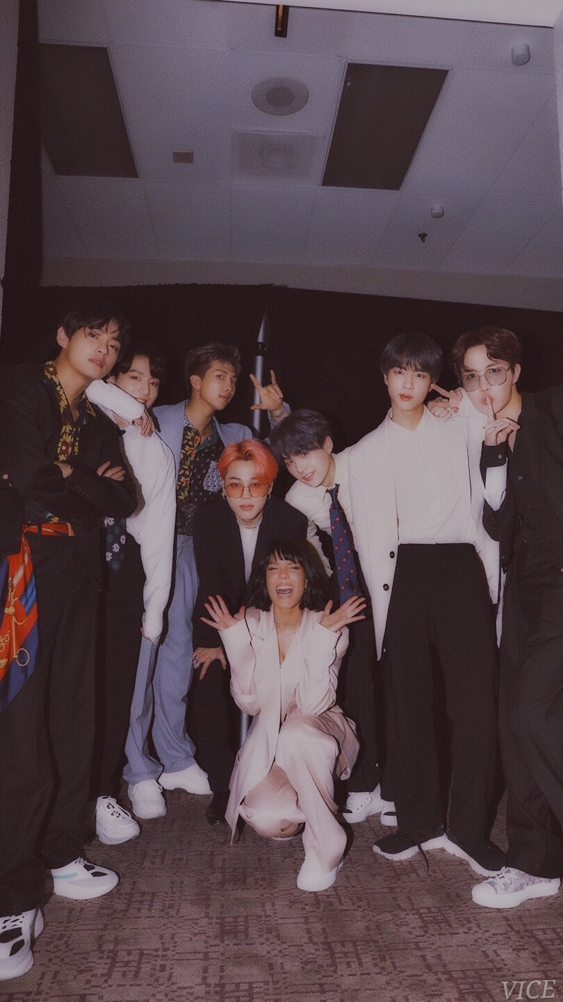 bts 防弹少年团 × halsey 壁纸