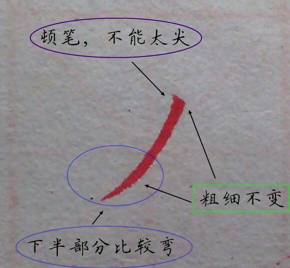 硬笔书法入门笔画