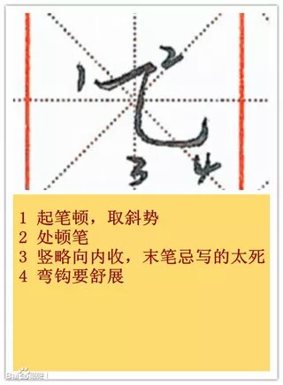 硬笔书法入门笔画