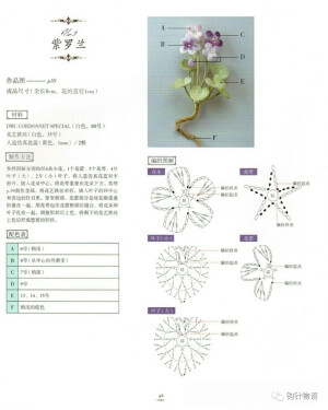 中里华奈迷人的蕾丝花饰钩编花朵图解

