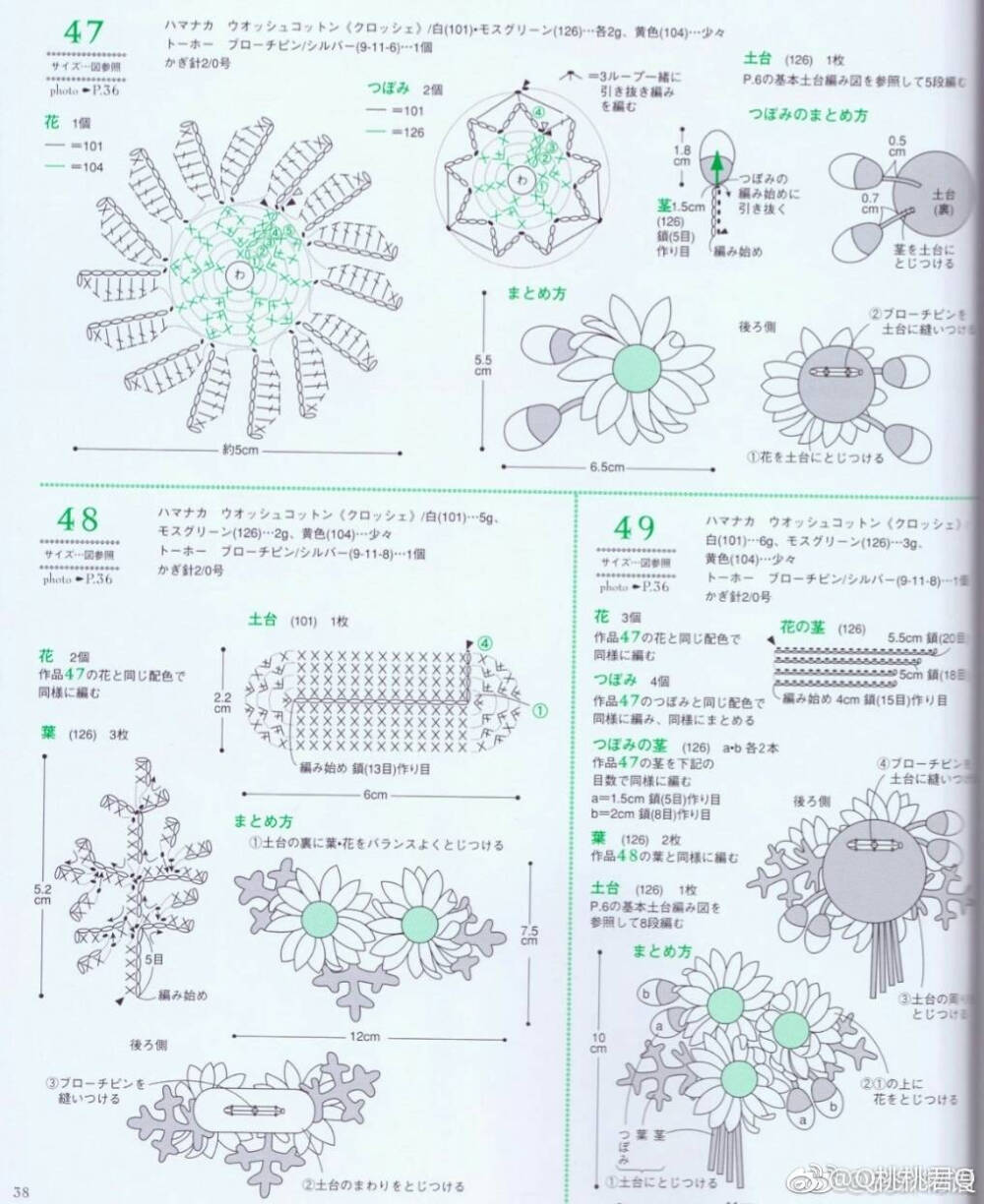 
蕾丝花图解