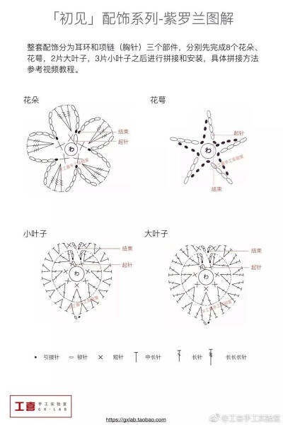 蕾丝花图解