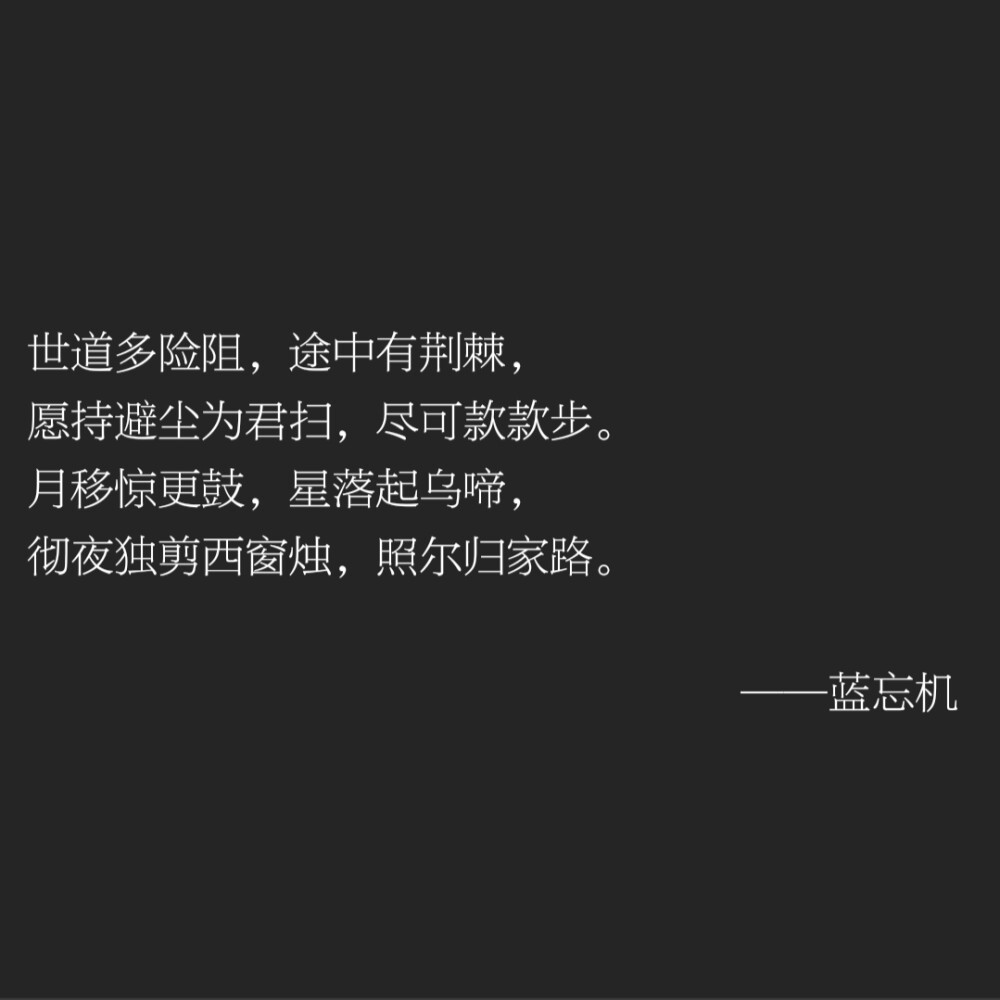 与羡书 蓝忘机