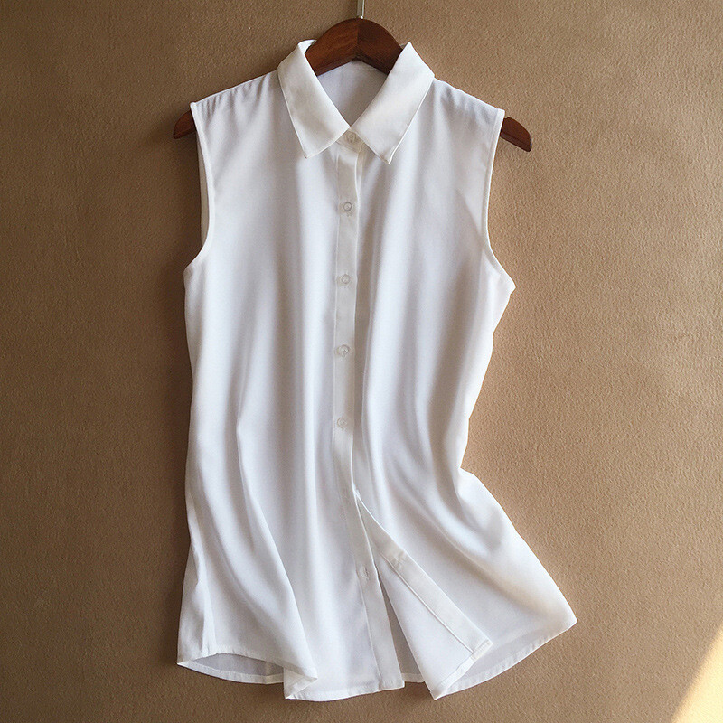 复古chic单排扣衬衫雪纺衫