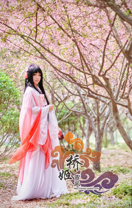 古装/cos【桃花拟人/女装/】可出君拂/锦雀/花千骨【桥姬古风】