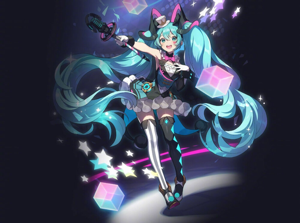 初音未来「MAGICAL MIRAI 2019」主视觉图及服装设计 by ni02 ​​​​