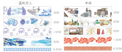 长诗套装手帐和纸胶带古风人物手账素材小清新学生diy装饰贴画