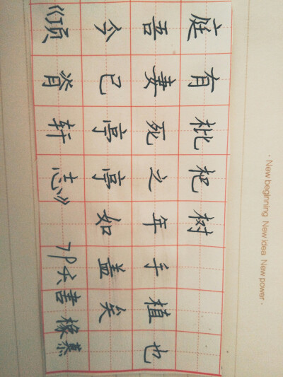 练字79天