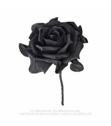 ROSE5 - Single Black Rose with Stem