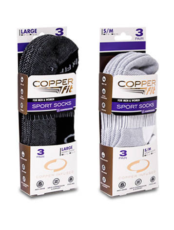 Copper Fit Socks - Product Image