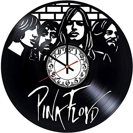 Pink Floyd Handmade Music Band Vinyl Wall Clock Unique Home Decor That Will Suit to Any Interior - Handmade Gift for Birthday Anniversary or Any Other Occasion Gift for Him Gift for Her