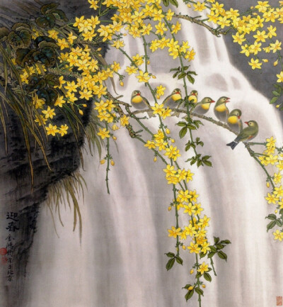 “ 弄石临溪坐，寻花绕寺行。时时闻鸟语，处处是泉声. ”丨金鸿钧