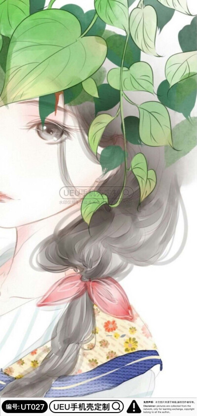 插画手机壳支持来图定制