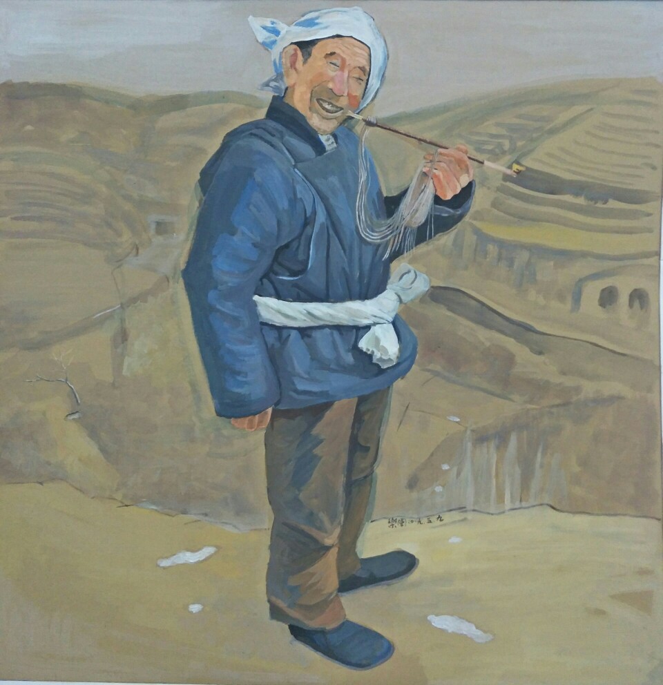 《陕北老农》
88cmx88cm