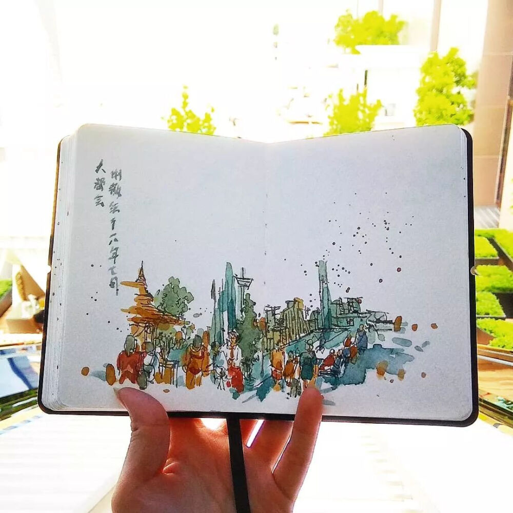 水彩风景画