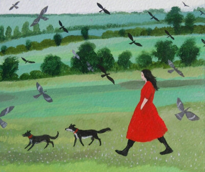 Dee Nickerson［英国]
若欲相见，即得见 。
心里有绿色，出门便是草。