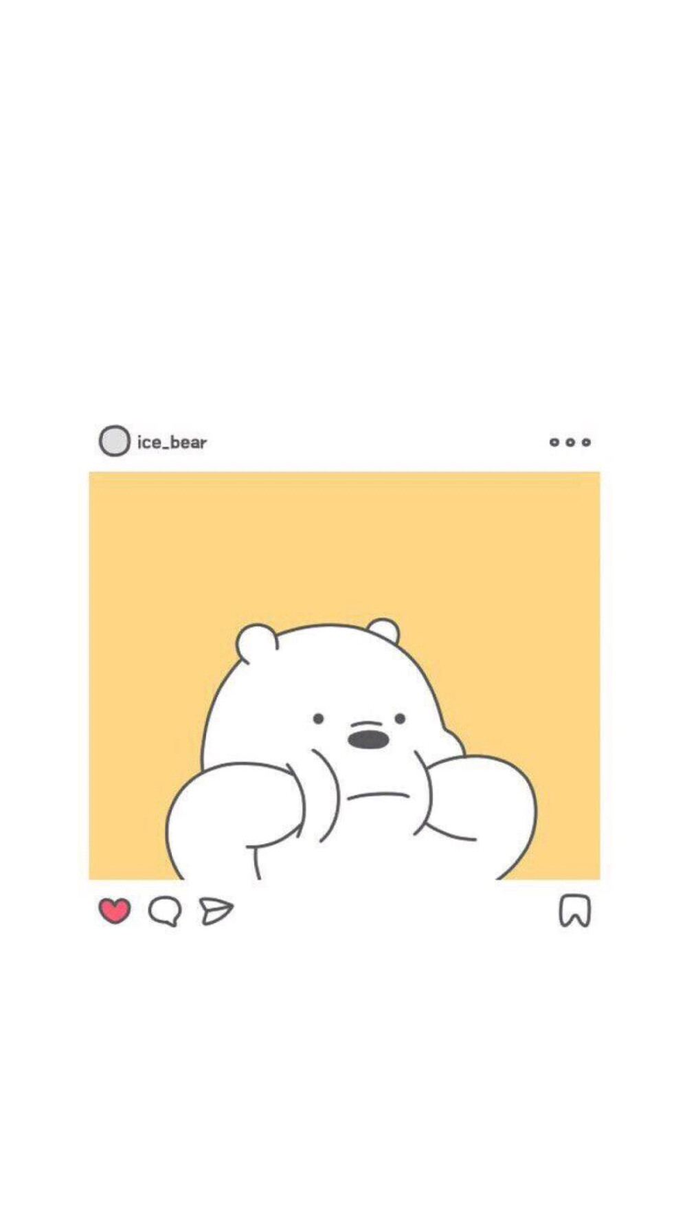 【情头/壁纸】三只裸熊
Ice bear❤️Panda