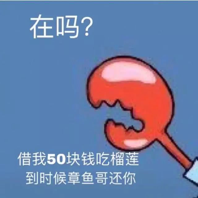 海绵宝宝借钱