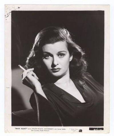 美国女演员Joan Bennett（1910-02-27—1990-12-07） ​​​