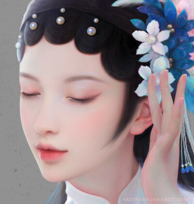 cg 插画 厚涂