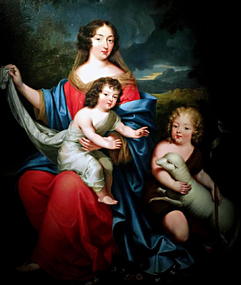 路易十四和曼特农夫人图片