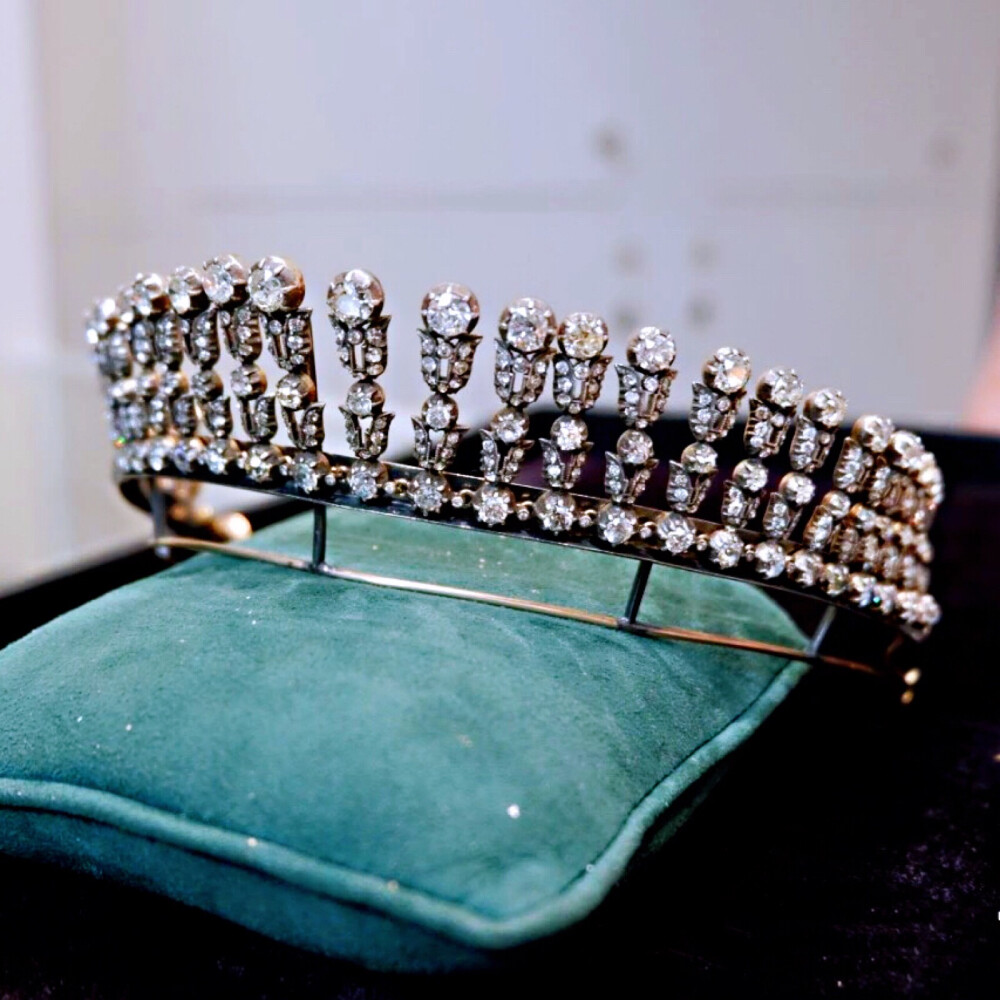 钻石头冠 约1890年 shalom bronstein inc.所有