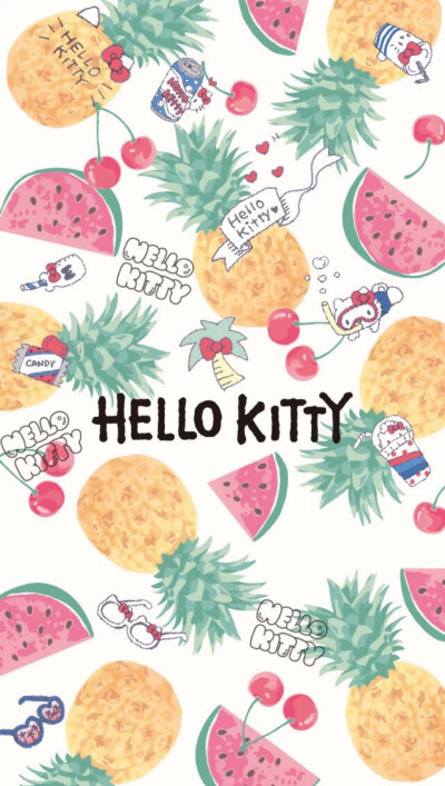 【Dcherry丁樱桃】头像 壁纸 卡通 平铺 hello Kitty
