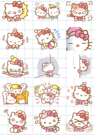 【Dcherry丁樱桃】头像 壁纸 卡通 平铺 hello Kitty