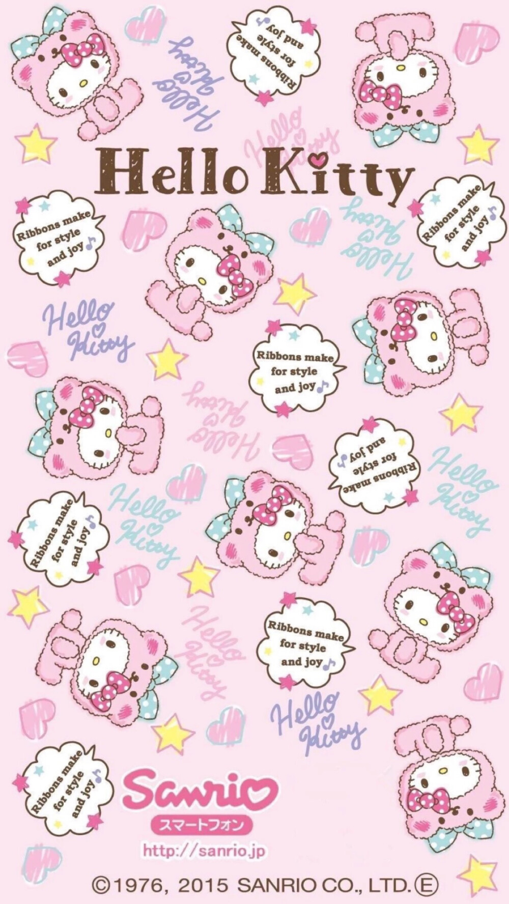 【Dcherry丁樱桃】头像 壁纸 卡通 平铺 hello Kitty