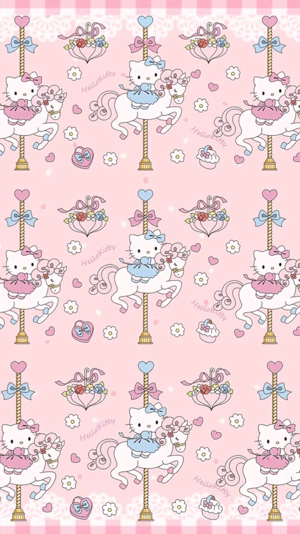 【Dcherry丁樱桃】头像 壁纸 卡通 平铺 hello Kitty