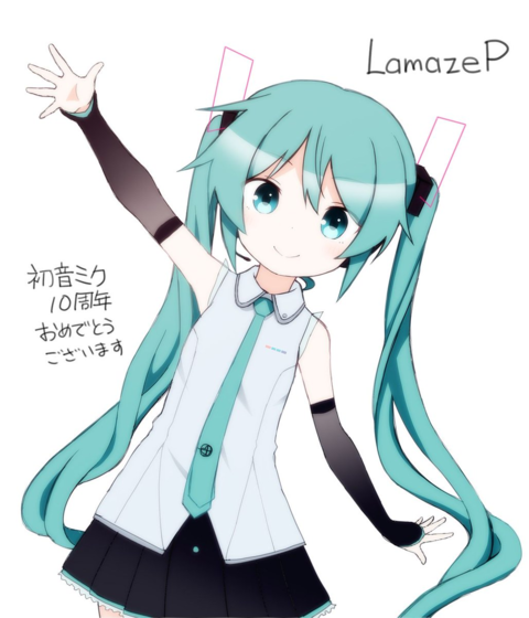 哔站画师lamazep画的初音