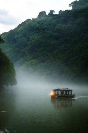飘渺河，日本