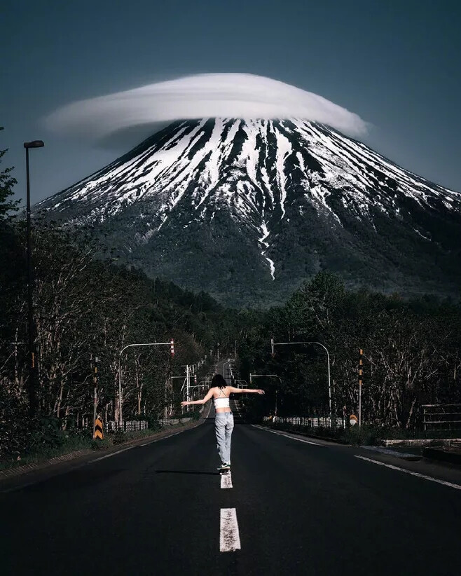 樱花东京富士山东京铁塔日本街拍摄影师