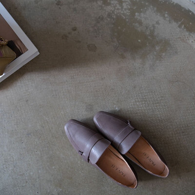 CANG|C系列「Casablanca」夏款地中海风格一脚蹬羊皮舒适小单鞋