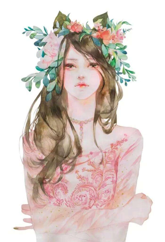 手绘 水彩 人物 插画 头像
作者: enofno