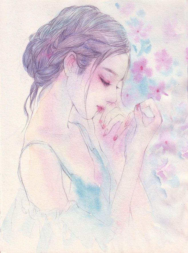 手绘 水彩 人物 插画 头像
作者: enofno
