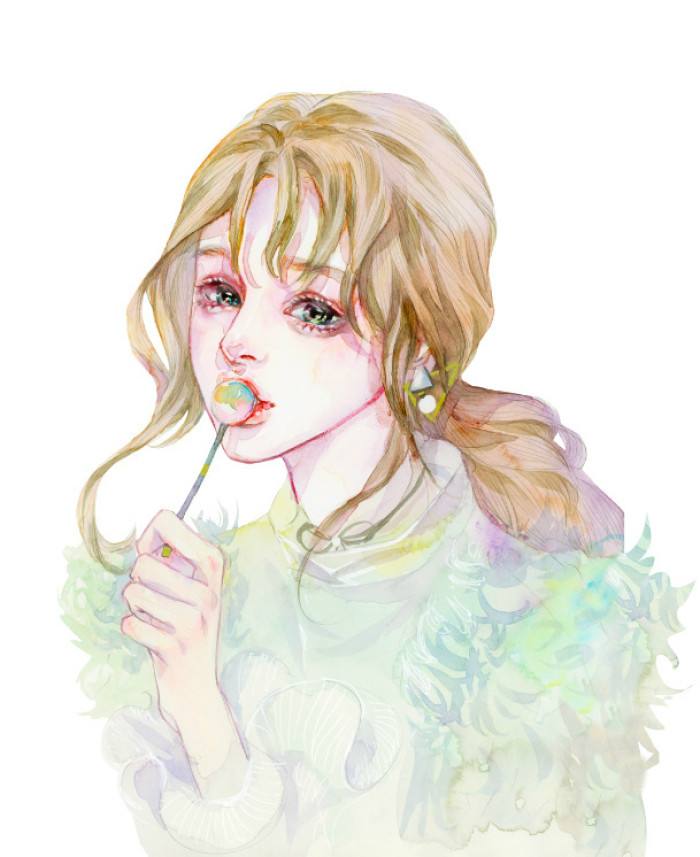 手绘 水彩 人物 插画 头像
作者: enofno
