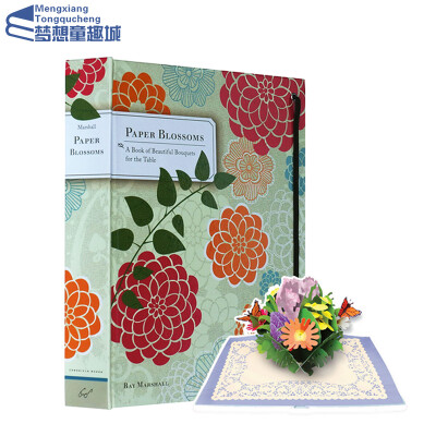 Paper Blossoms A Pop-up Book纸花设计立体书 3D效果工艺艺术书