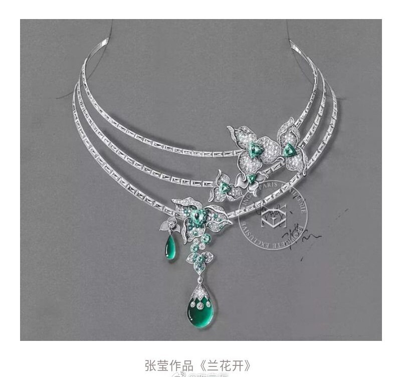 张莹珠宝手稿