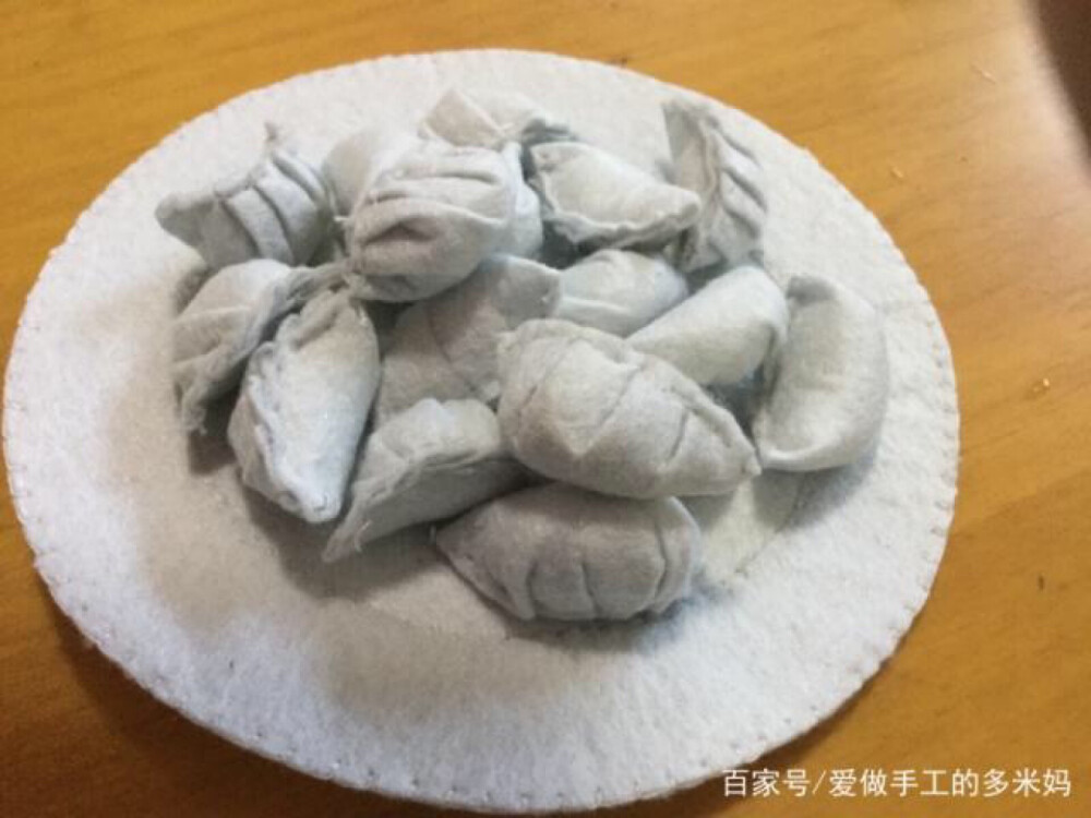 【不织布手工DIY】可爱的小饺子