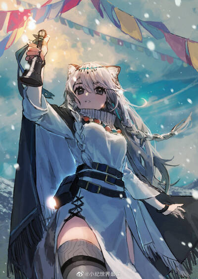 动漫女生 图源见微博水印 画师小纪