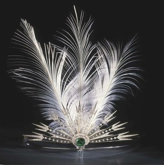 奢华珠宝|头饰 小羽毛～