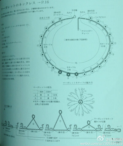 钩针项链