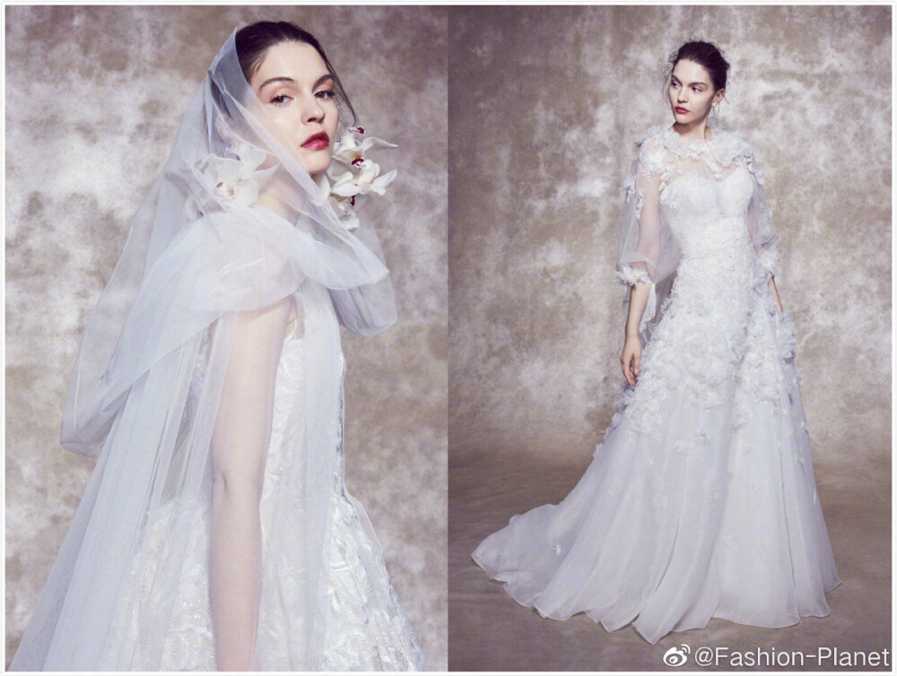 #FP Lookbook#
Marchesa Bridal Spring 2020 | 像盛开的浪漫花朵。 ​​​