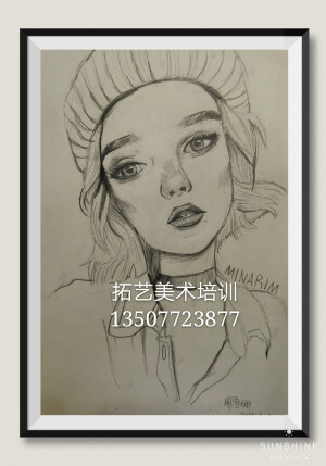 孩子们的素描作品