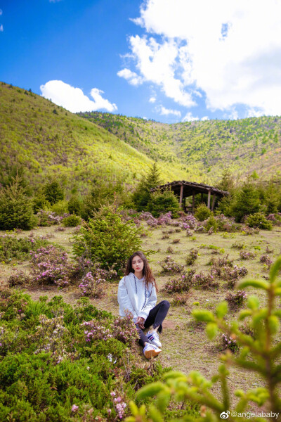 喜欢baby身上这件红色的毛衣，也想去旅游。