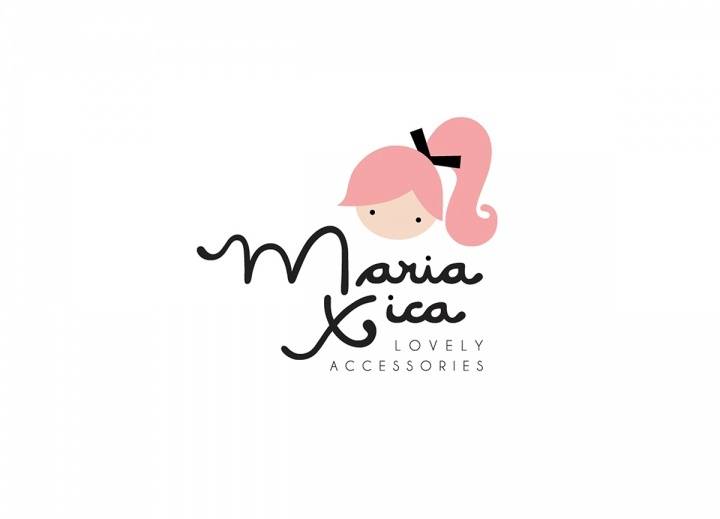 #logo设计集# Maria Xica可爱饰品LOGO设计及形象VI设计 ​​​​