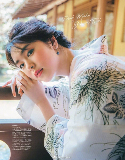 『美的』19年7月号
「让浴衣更美的妆容与发型」
model: #唐田英里佳[超话]# ​​​